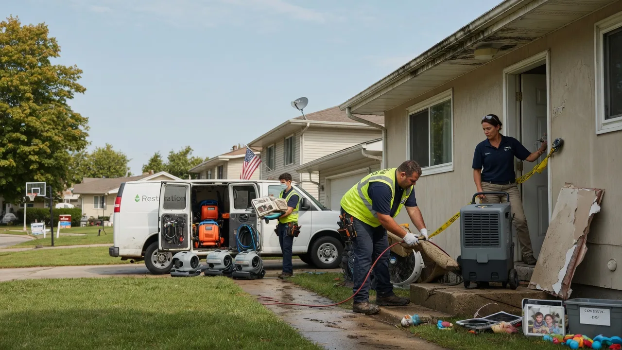Water Damage Restoration in Mcconnell, IL near me